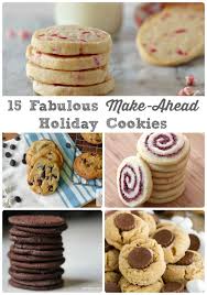 Christmas cookies that freeze well recipe : 15 Fabulous Make Ahead Holiday Cookies Cookies Recipes Christmas Christmas Cookie Dough Frozen Cookies