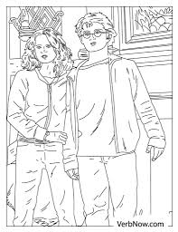 Find more coloring pages online for kids and adults of hermione granger coloring pages to print. Qnoqm Xhw Atdm