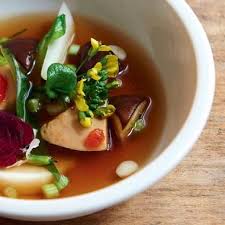 Recette Bouillon Au Foie Gras Et Prunes Umeboshi Recette Cuisson Des Aliments Recette Bouillon