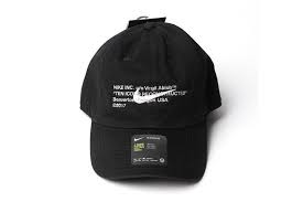 Virgil Abloh Nike Ten Icons Reconstructed Hat Cap Black White Comme Des Garcons Seoul Release I Korean Fashion Trends Korean Fashion 90s Womens Fashion Hip Hop