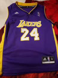 Youth Kids La Lakers Kobe Bryant Nba Jersey Adidas Lakers Jacket Medium Adidas Losangeleslakers Fan Apparel Lakers Jacket Nike Nba Jerseys