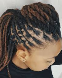 Textured Pompadour Hairstyle For Locs Locs Hairstyles Natural Hair Styles Dreadlock Hairstyles Black