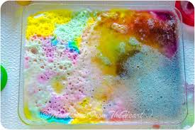 Kids Baking Soda Painting with Goli