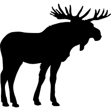 Moose Shape Free Vector Icons Designed By Freepik Moose Silhouette Silhouette Art Animal Icon