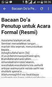 Teks doa acara formal singkat. Doa Penutup Acara Fur Android Apk Herunterladen