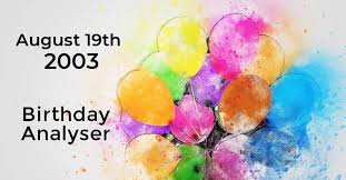 Nationally, 169 new fires were reported. August 19 2003 Horoscope And Zodiac Sign Meanings