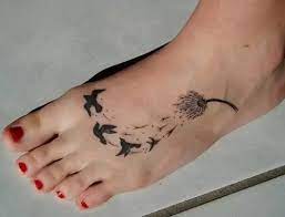Nice cheshie cat tattoo on foot. 20 Trendy Foot Tattoo Designs With Best Pictures In 2021