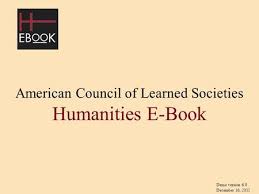 American Council of Learned Societies The History E-Book Project Demo  version ppt download
