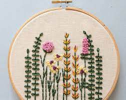 We have a whole range of free embroidery patterns for you to choose from. Hand Embroidery Pattern Beginner Embroidered Flower Floral Embroidery Pdf Pattern Wildflower Cross Stitch Embroidery Flowers Pattern Hand Embroidery Projects Hand Embroidery Patterns