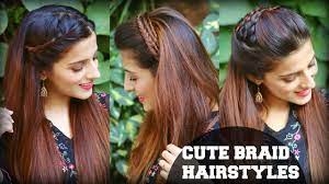 See more ideas about indian hairstyles, hair styles, indian. 3 Cute Easy Everyday Headband Braid Hairstyles For School College Work Indian Hairstyles Youtube