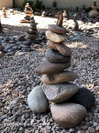 Will the garden take up a large portion of your yard, or will it be confined to a flower bed? Design Your Own Rock Tower Garden Art What Meegan Makes