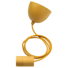 Sunneby Lampenaufhangung Dunkelgelb Textil Ikea Osterreich Decorative Light Bulbs Ceiling Light Shades Pendant Lamp Shade