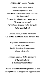 Ora e possibile riprodurre il video o testi video ufficiale per la canzone a te incluso nell'album vivere the best of andrea bocelli vedi disco nel 2007 con un salto di stile. E Per Te Laura Testo Della Canzone