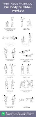 Full Body Dumbbell Workout My Visual Workout Created At Workoutlabs Com Click Through To Cust Full Body Dumbbell Workout Dumbbell Workout Workouts For Teens