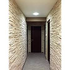 Walls over 3 feet high usually require some kind of permit. Buy Faux Brick Wall Panels 3d Wall Panel Resin Fiberglass Frp Material Diy Painting For House Outdoor Wall Interior Wall Matt White 25 54 Sq Ft Box Reef Brick Online In Turkey B07vmkm87n