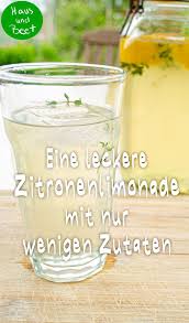 Zitronenlimonade Selber Machen Wandelbares Rezept Haus Und Beet In 2020 Zitronen Limonade Limonade Zitrone