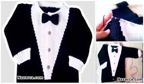 Orgu Tunus Isi Smokin Cocuk Hirka Yapilisi Turkce Videolu Nazarca Com Baby Knitting Patterns Bebek Smokin Hirka