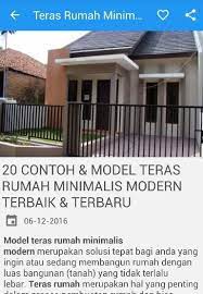 Salah satu bagian dari teras yang memiliki peran penting untuk menunjang penampilannya agar terlihat lebih menarik adalah tiang teras. Desain Teras Rumah Minimalis For Android Apk Download