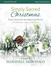 Simply Sacred Christmas Piano Solo Book Christmas Piano Piano Music Books Piano