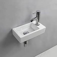 We did not find results for: Wall Hung Basin Sink Small Cloakroom Basin Rectangle Ceramic Wash Basin Right Hand Amazon Com Wash Basin Small Toilet Room Basin Sink