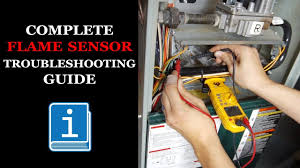Flame detectors comprise an electronic circuit with an electromagnetic radiation receiver. Furnace Not Working Troubleshooting The Flame Sensor Youtube
