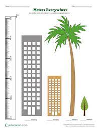 Vragen waar jij als inmeter antwoord op gaat vinden. Measuring In Meters Printable Worksheets Education Com