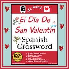 Valentine's day crossword puzzle 4th grade. Valentine S Day Lesson Plan