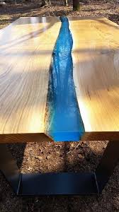 Modern River Dining Table Live Edge Furniture Dining Table With Resin Live Edge Furniture Live Edge Dining Table Modern Live Edge Dining Table