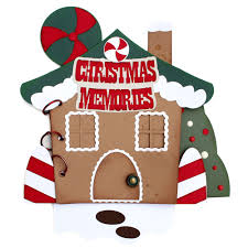 How to make crafts and activities and learning activities with puzzle pieces. Gingerbread House Mini Album Pazzles Craft Room