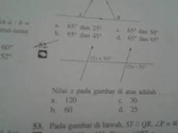 Check spelling or type a new query. Nilai X Pada Gambar Di Atas Adalah Brainly Co Id