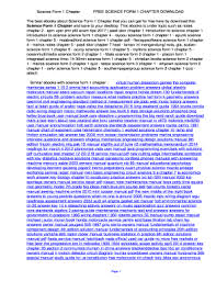 Measuring tools, human and plant cells. Science Form 1 Chapter 1 Fill Online Printable Fillable Blank Pdffiller