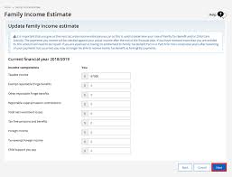 Centrelink Online Account Help Update Your Family Income