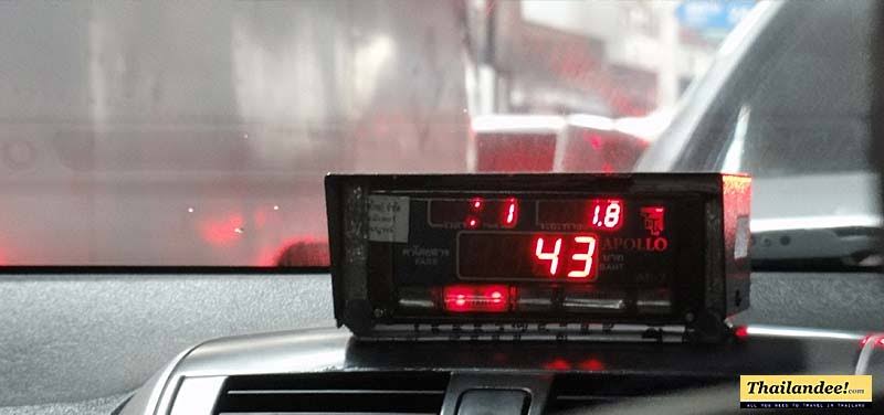 Image result for meter in bangkok taxi"