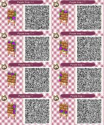 It features furniture with a blue and white stripe pattern. Purple House Animal Crossing Novocom Top
