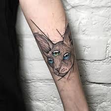 Tiny, small or big, portrait, watercolor, colorful, black and white, sketchy and realistic. Animal Tattoo Designs Three Eyed Cat Tattooviral Com Your Number One Source For Daily Tattoo Designs Ideas Inspiration