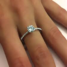 0 55ct Round Diamond Engagement Ring Simple Engagement Rings Wedding Rings Solitaire Round Diamond Engagement Rings