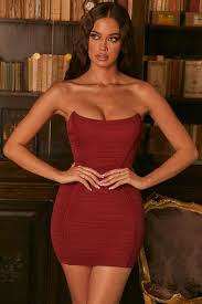 Maybe you would like to learn more about one of these? Thinking Of You Ruched Bodycon Mini Dress In Red Oh Polly