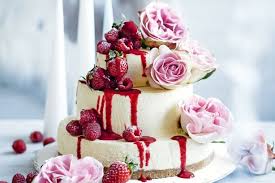 Three Tiered White Chocolate Cheesecake Recipe Cheesecake Wedding Cake Wedding Cheesecake Traditional Wedding Cakes