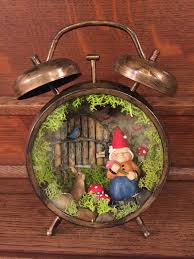 Woodland Forest Diorama Night Light With Timer Teacup Crafts Clock Craft Fairy Garden Diy