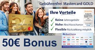 Bei einer reisekreditkarte lohnt es sich natürlich, wenn diese weltweit ohne auslandseinsatzentgelt verwendet werden kann. 50 Bonus Fur Die Gebuhrenfreie Mastercard Gold Monsterdealz De
