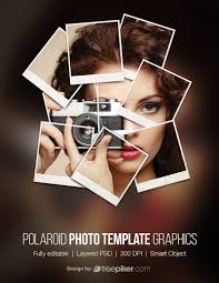 Download Freepiker Polaroid Photoframe Photo Template Film Mockup Graphics