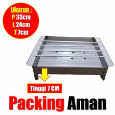 Setelah menyampaikan kepada anda tentang manfaat dan keuntungan yang bisa anda reguk dari sebuah pemanggang ayam, sekarang kami ingin menghadirkan informasi singkat mengenai beberapa model alat pemanggang sosis yang tersedia di showroom kami. Gratis Dus Packing Alat Pemanggang Sate Alat Panggang Sate Alat Pembakaran Sate Alat Pembuat Tusuk Sate
