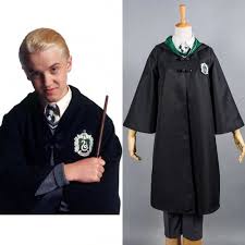 At least crabbe and gregory's fathers were known. Harry Potter Slytherin Uniforme Draco Malfoy Cosplay Kostum Fur Erwachsene