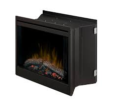 Each side includes a large glass viewing space and an operational door. Dimplex See Thru Electric Firebox