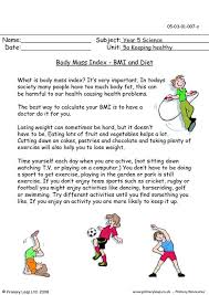 Most years in the gregorian calendar have 52 full weeks and one day. Science Health Worksheet Primaryleap Co Uk