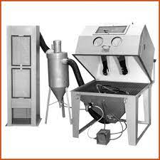 Trinco model 24 dry blast cabinet& dust collector. Home Trinco Trinity Tool Co
