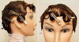 Techniek om pijpenkrullen of platte krullen te maken