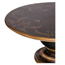 Constructed from solid wood in a rustic oak brown finish, it features a round tabletop and showcases grain details. Pin On Stuff To Buy
