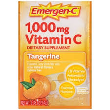 Vitamin c, also known as ascorbic acid, is essential for various bodily processes including metabolism and immunity. Emergen C 1 000mg Vitamin C Tangerine Fizzy Drink Mix Cvs Pharmacy