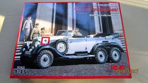 Mercedes G4 1939 Production German Car With Passengers 1 35 Icm 35531 German Cars Passenger Mercedes